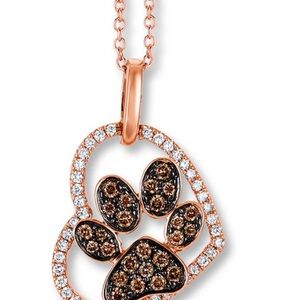 Le Vian Chocolate Diamond Paw Necklace from Jared’s